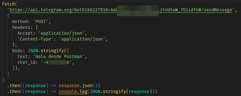 Chat con BotFather, felicidades tu bot ah sido creado.